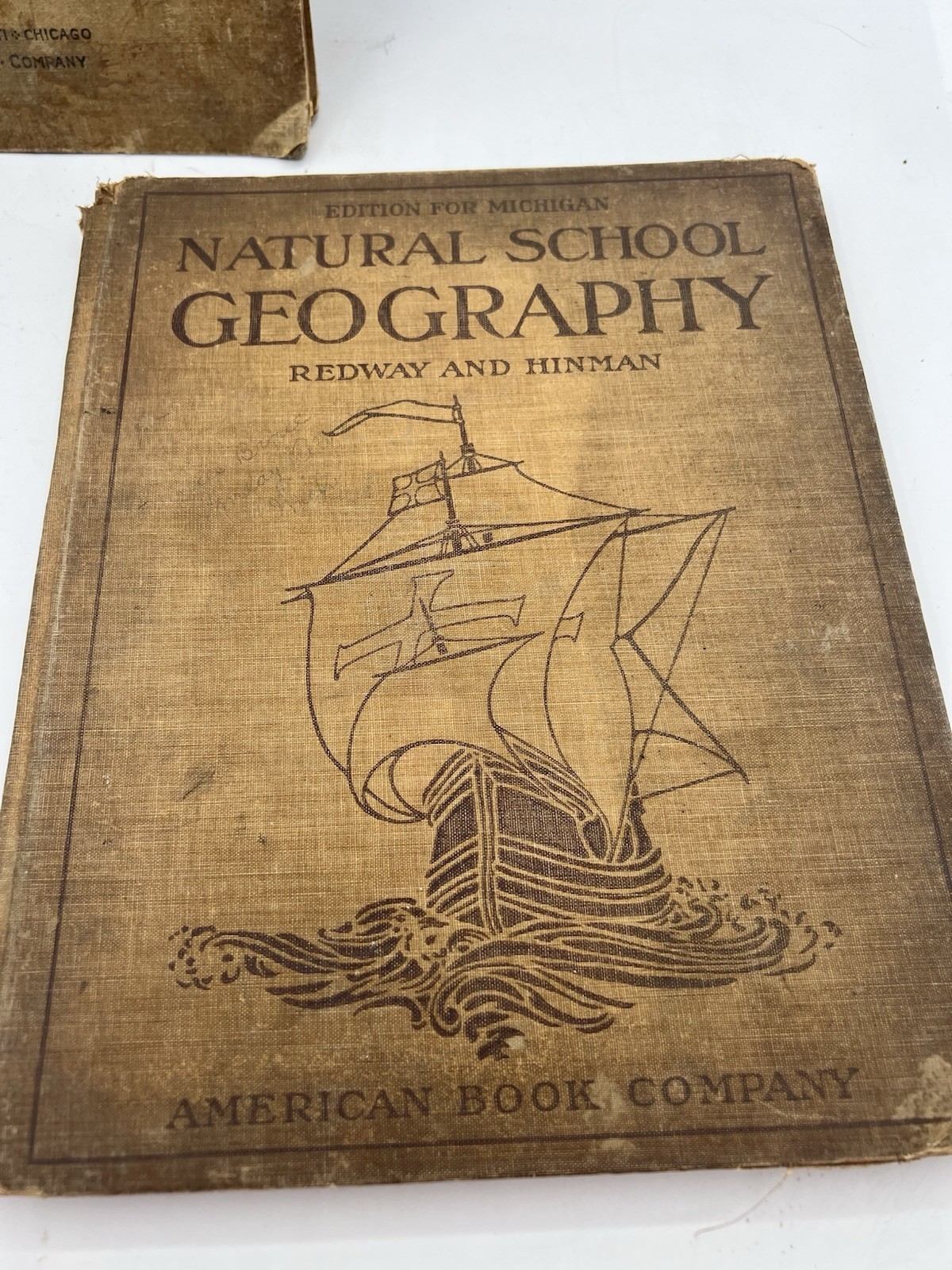 Lot 5 Antique Geography School Textbooks Harper’s Frye Redway Hinman c1900