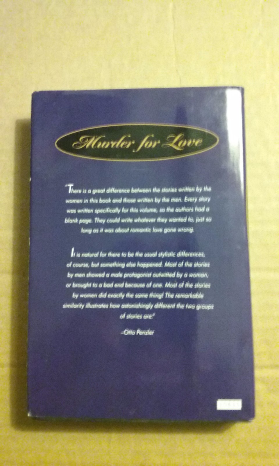 Murder for Love by Otto Penzler (1996, Hardcover)