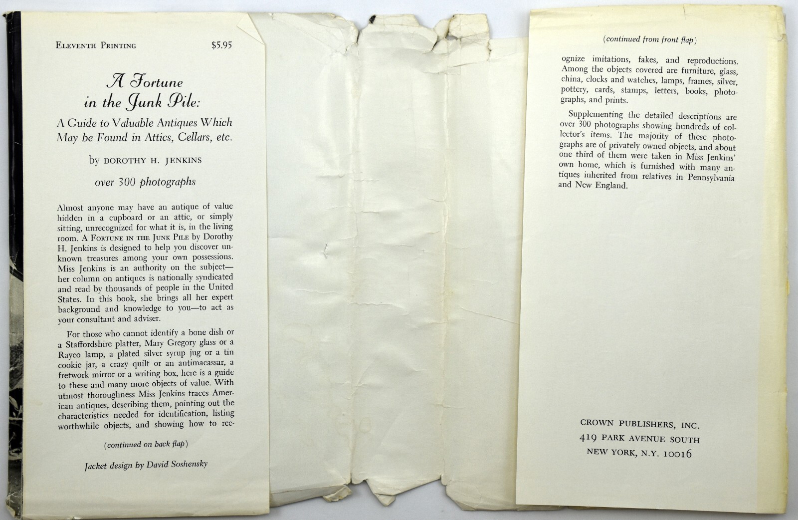 A FORTUNE IN THE JUNK PILE Jenkins 1968 HC/DJ 440-Pages Illustrated 1st Ed