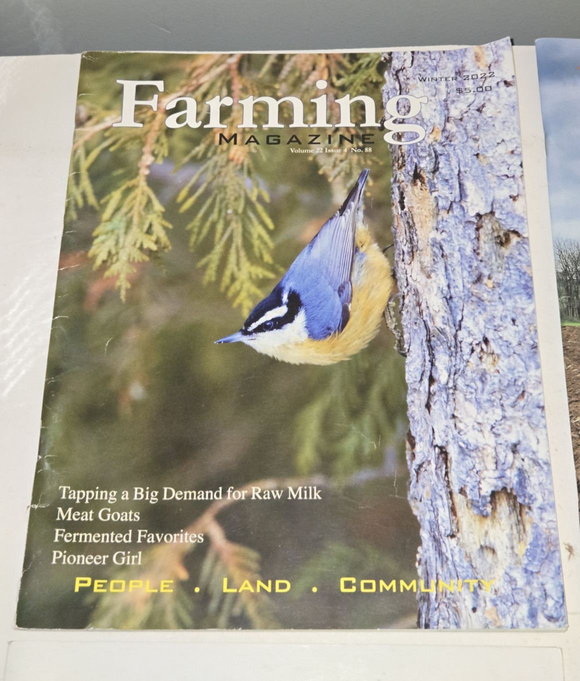 Farming Magazine Quarterly Lot People, Land, Community 2020s Stories, Education