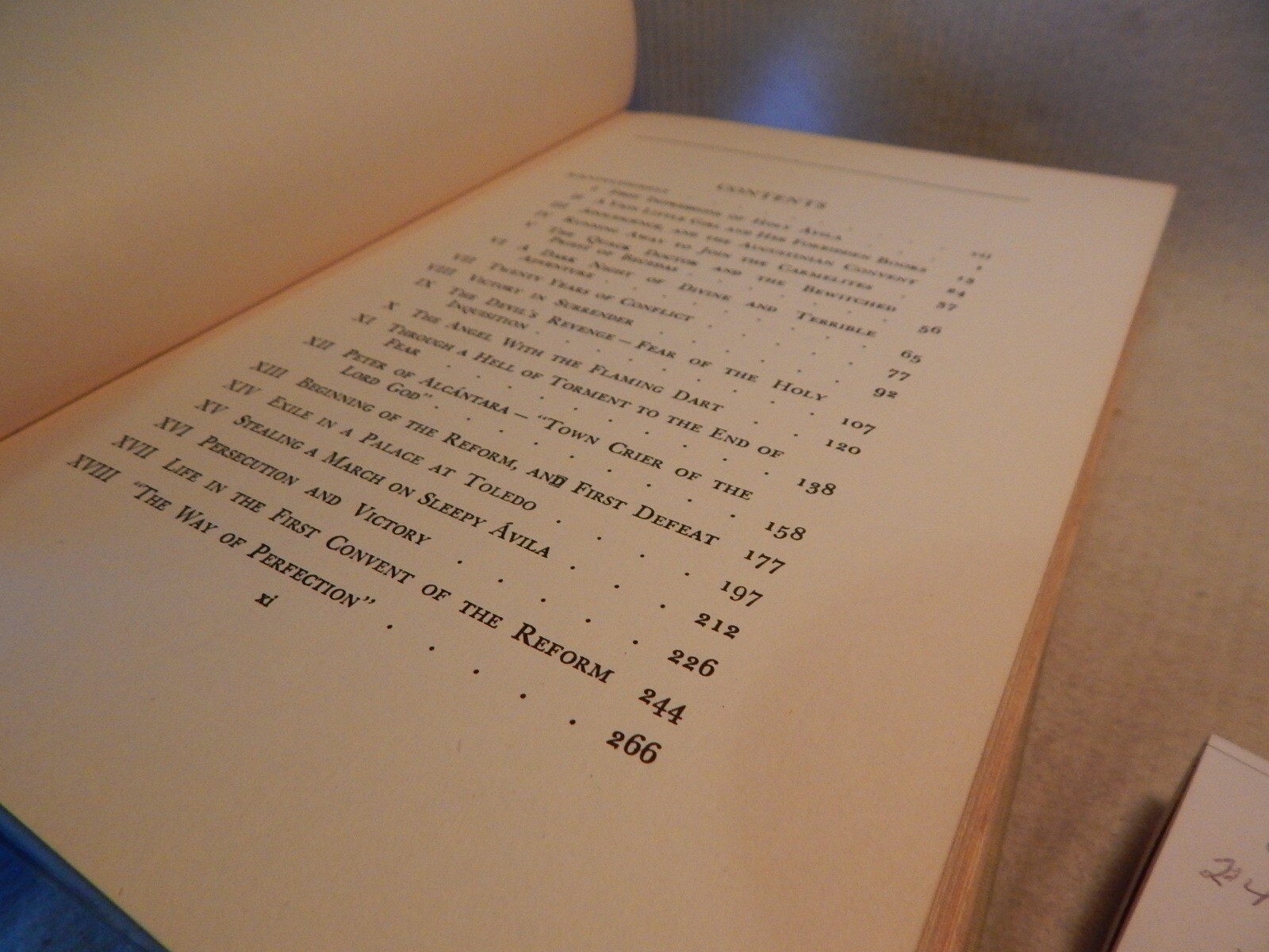 VTG 1944 CATHOLIC BOOK SAINT TERESA 51/4 X 91/2 592 PAGES 4 TH PRINTING