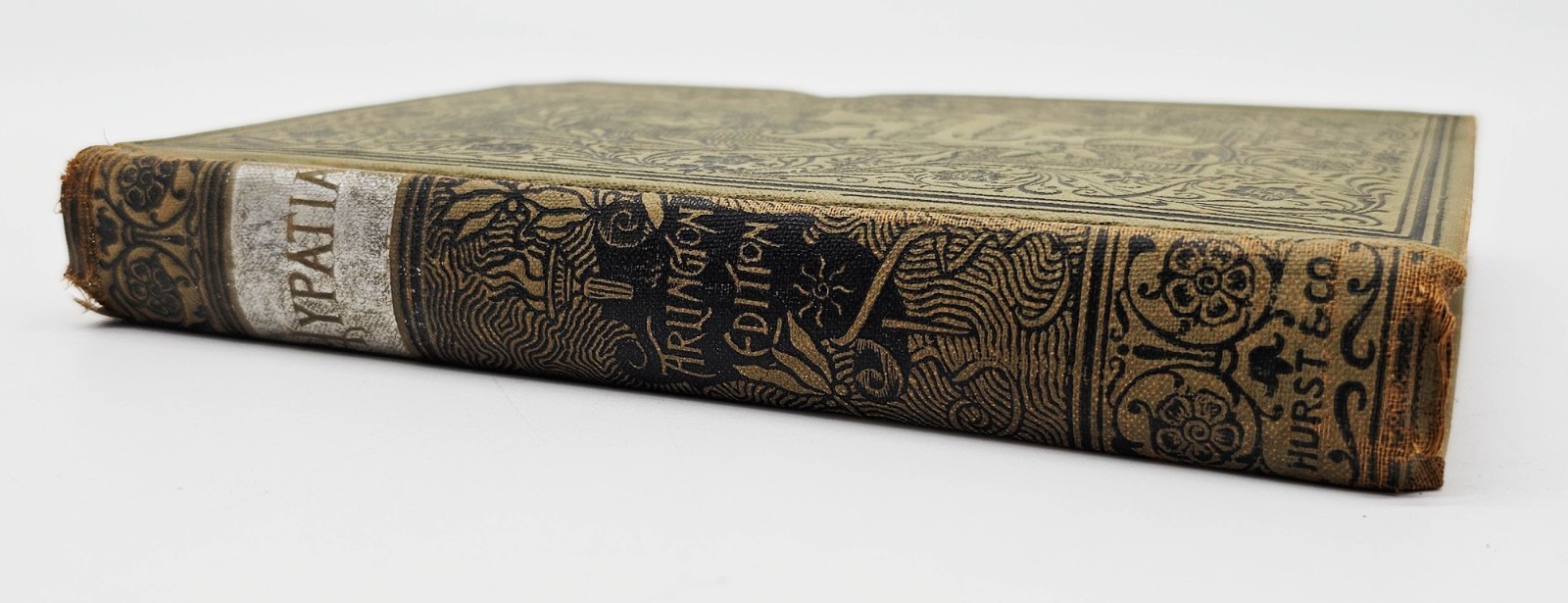 Hypatia Or New Foes With An Old Face by Kingsley Arlington Ed 1800s HC 359 pages