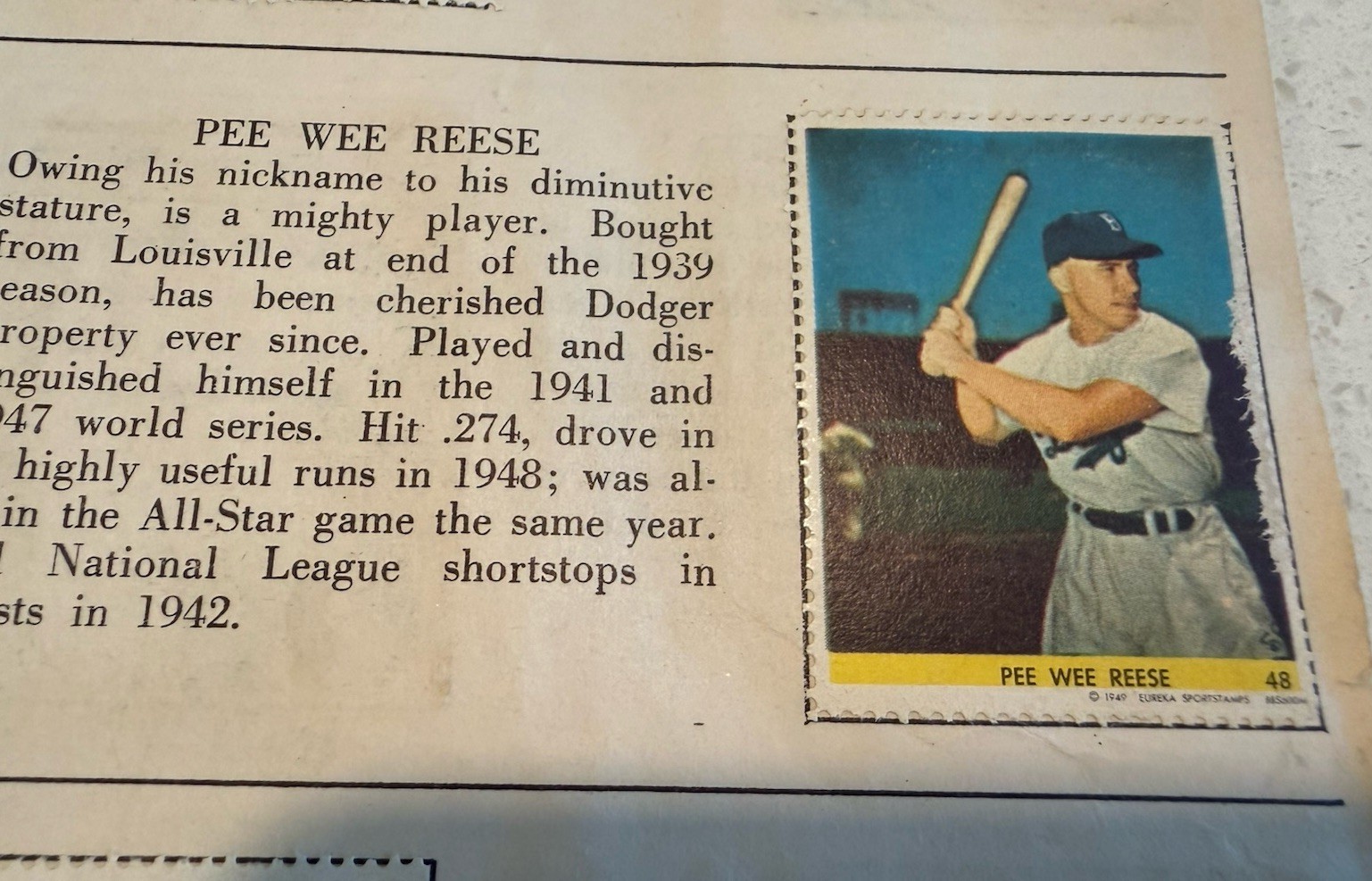 Eureka 1949 Sportsstamp Album/NL Edition
