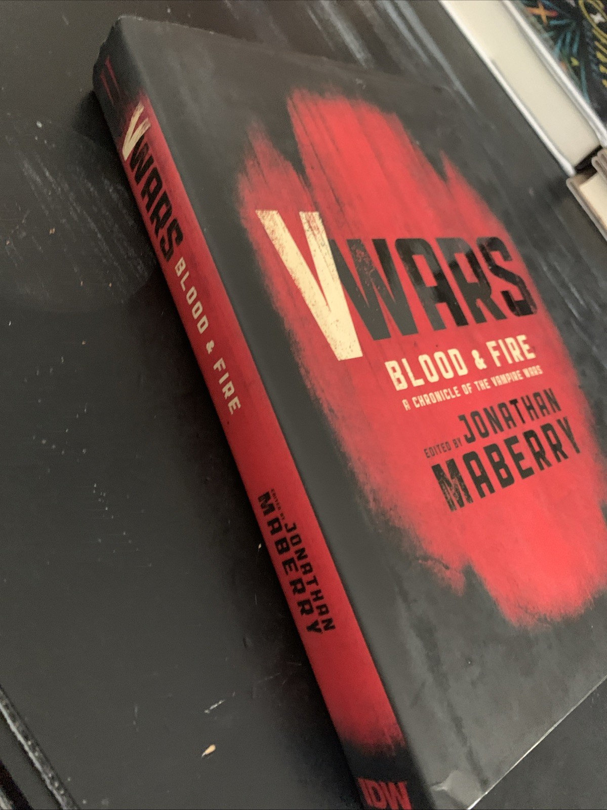 V-Wars: Blood and Fire by Kevin J. Anderson/jonathan Maberry Signed 1st Edition