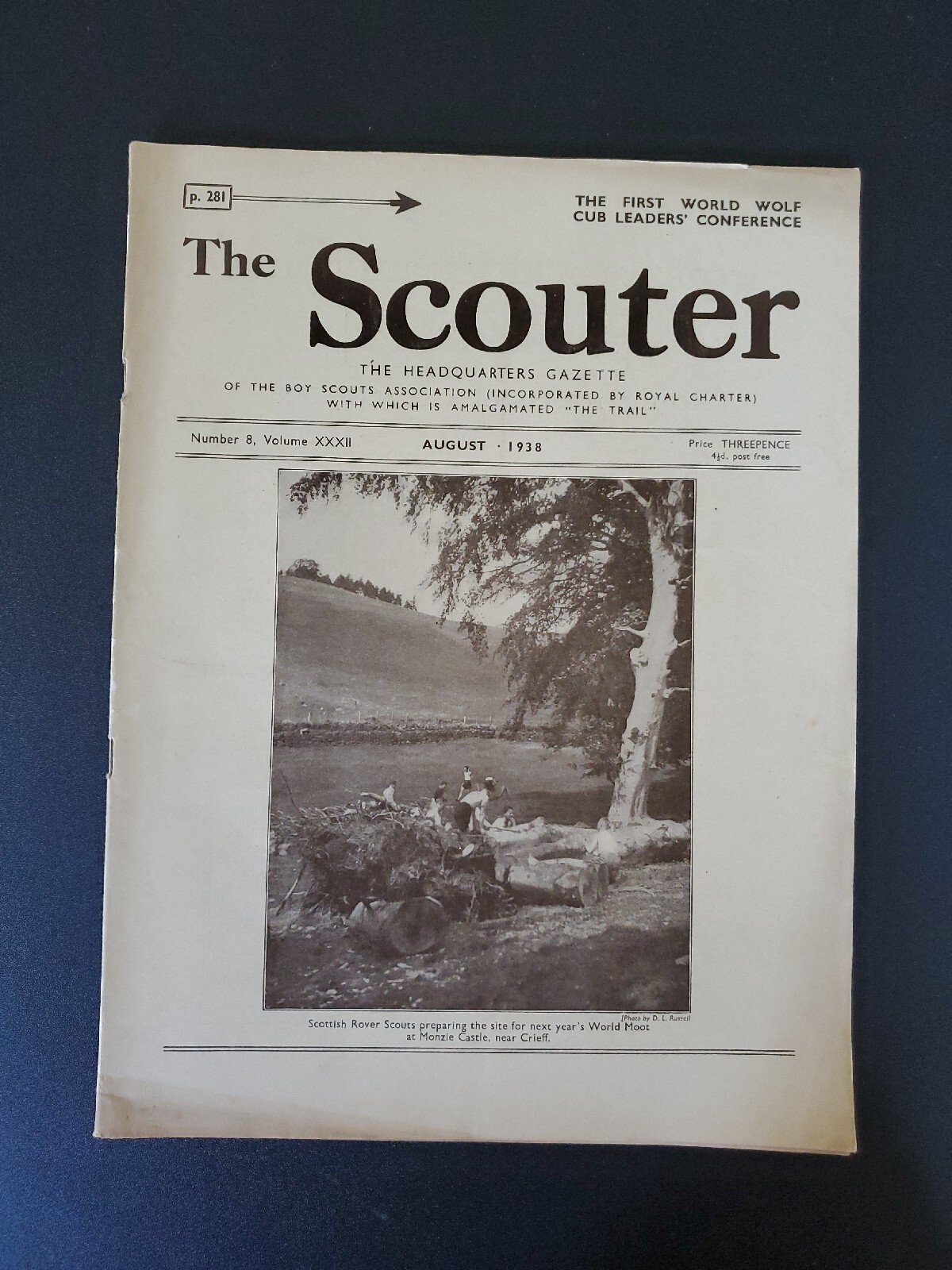 *Import* United Kingdom Lot Of 12 The Scouter Magazine 1938 Boy Scouts Magazine