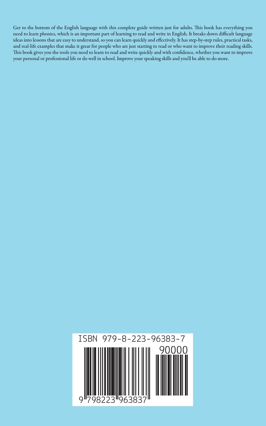 Mark Follo Essential Phonics For Adults To Learn English Fast (Paperback)