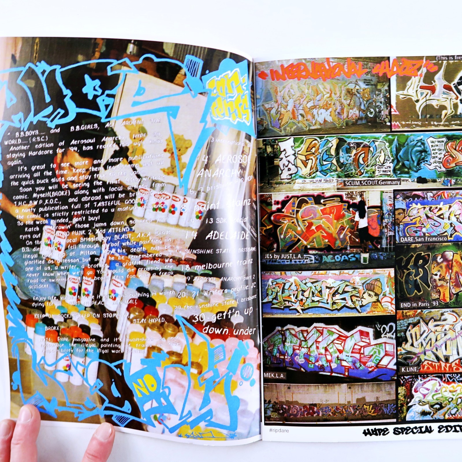 Hype Magazine Issue 24 (REPRINT) New Dead Stock Graffiti Oz Hip Hop