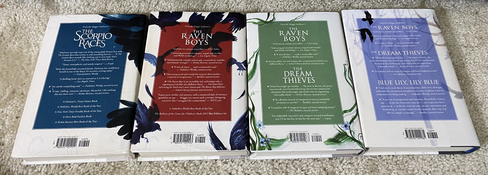Maggie Stiefvater Raven Cycle Series Hardcover Lot / Set Some First Ed / Prints
