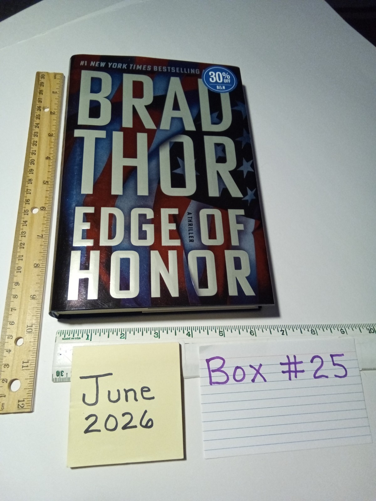 Edge of Honor by Brad Thor (2025, Hardcover)