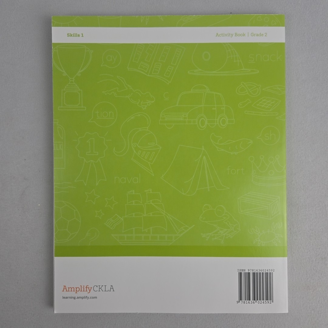 Amplify Core Knowledge Language Arts – Grade 2 – Skills 1 Activity Book – New