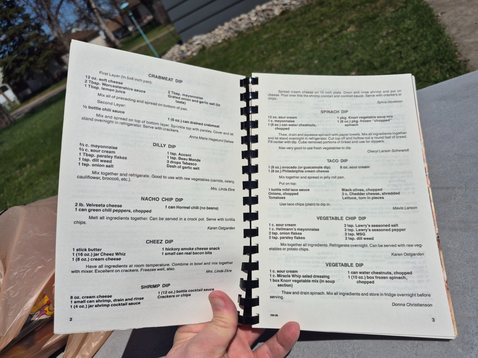 1986 Hegland Lutheran Church Hawley Minnesota Cookbook 161 Pages