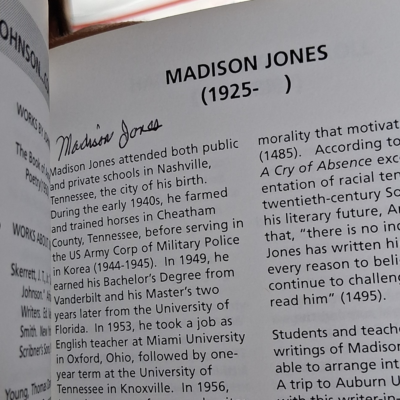 Tennessee Writers Signed by Multiple Authors Original Hardcover, English