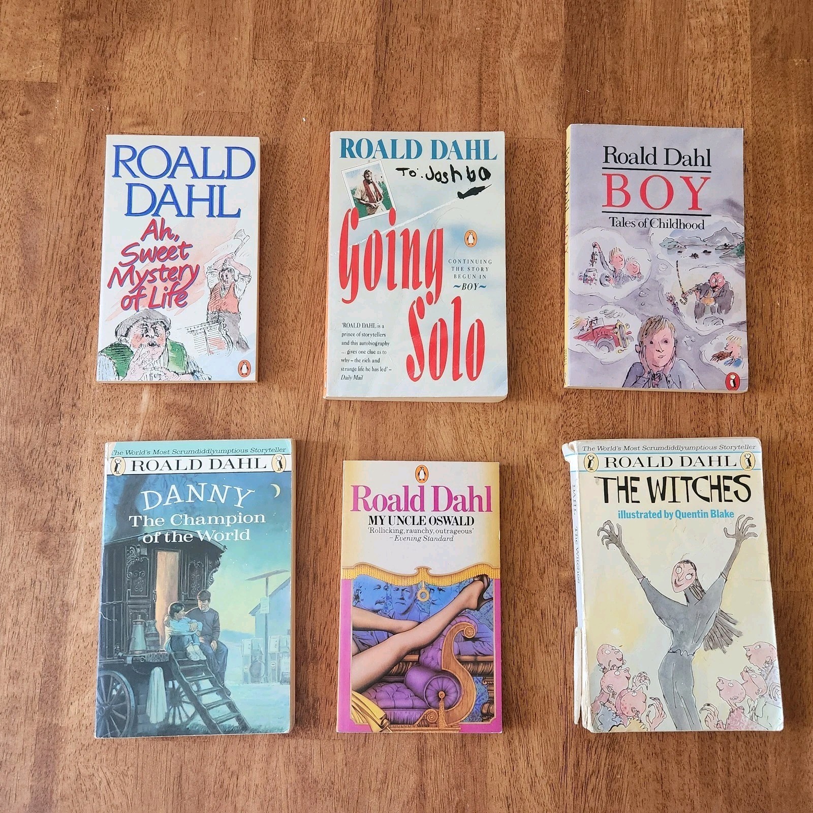 Roald Dahl Lot Of 6 Books