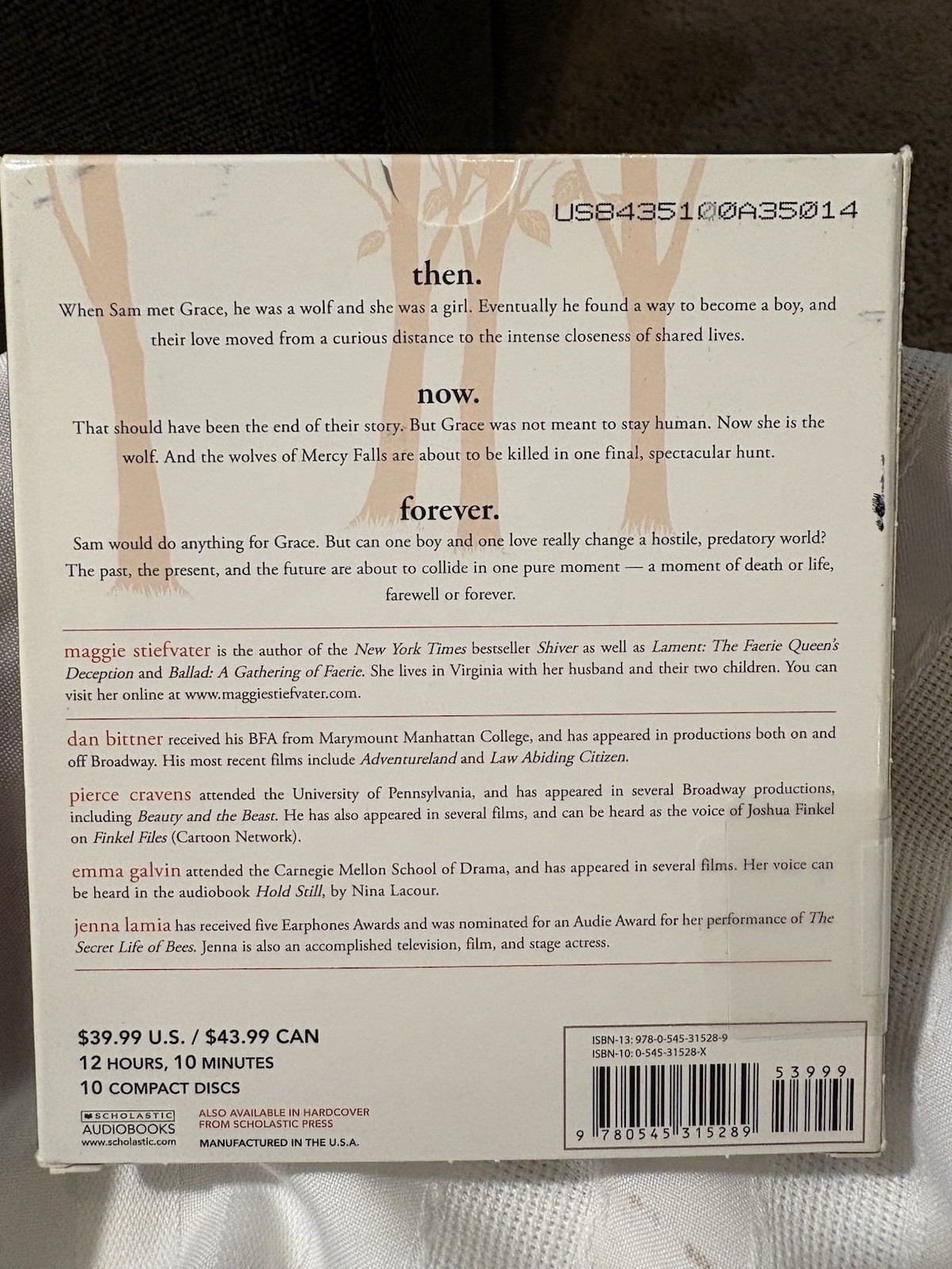 Shiver Ser.: Forever by Maggie Stiefvater (2011, Compact Disc)