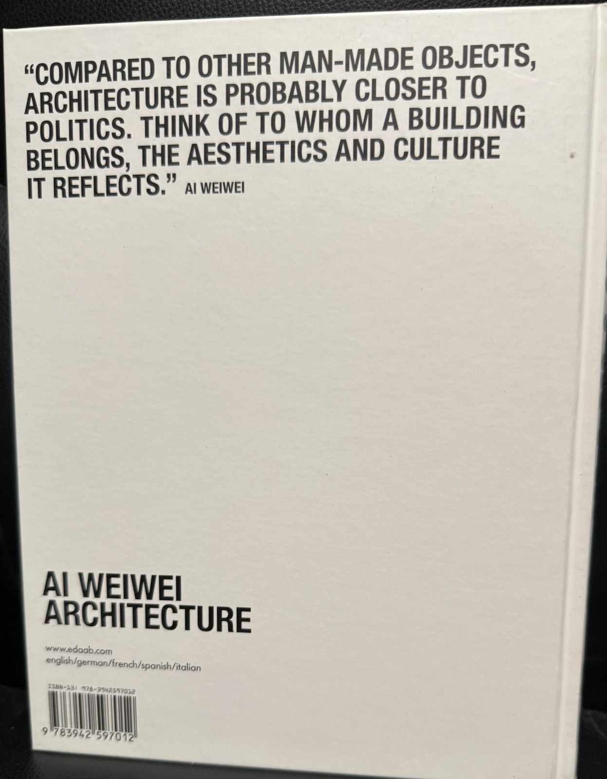 Ai Weiwei Architecture by Caroline Klein (Hardcover)