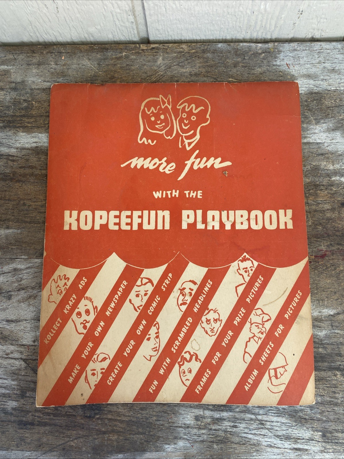 Vtg 1946 Kopeefun More Fun Playbook Embree Elizabeth, NJ Mfg Unused