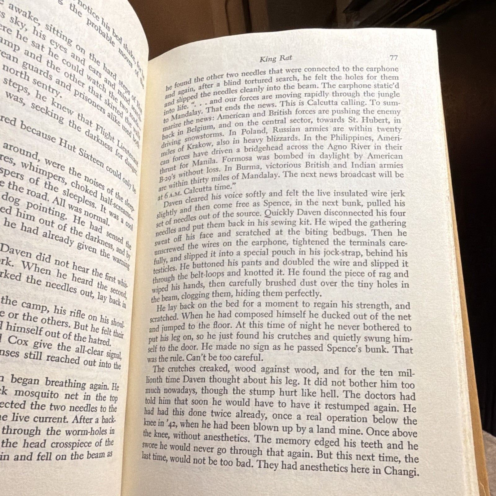 King Rat by James Clavell 1962 1st ed. Hardcover ; WWII Fiction