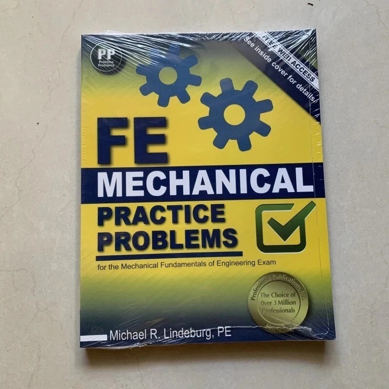 PPI FE Mechanical Review Manual + Practice Problems Bundle Lindeburg FE Exam Pre