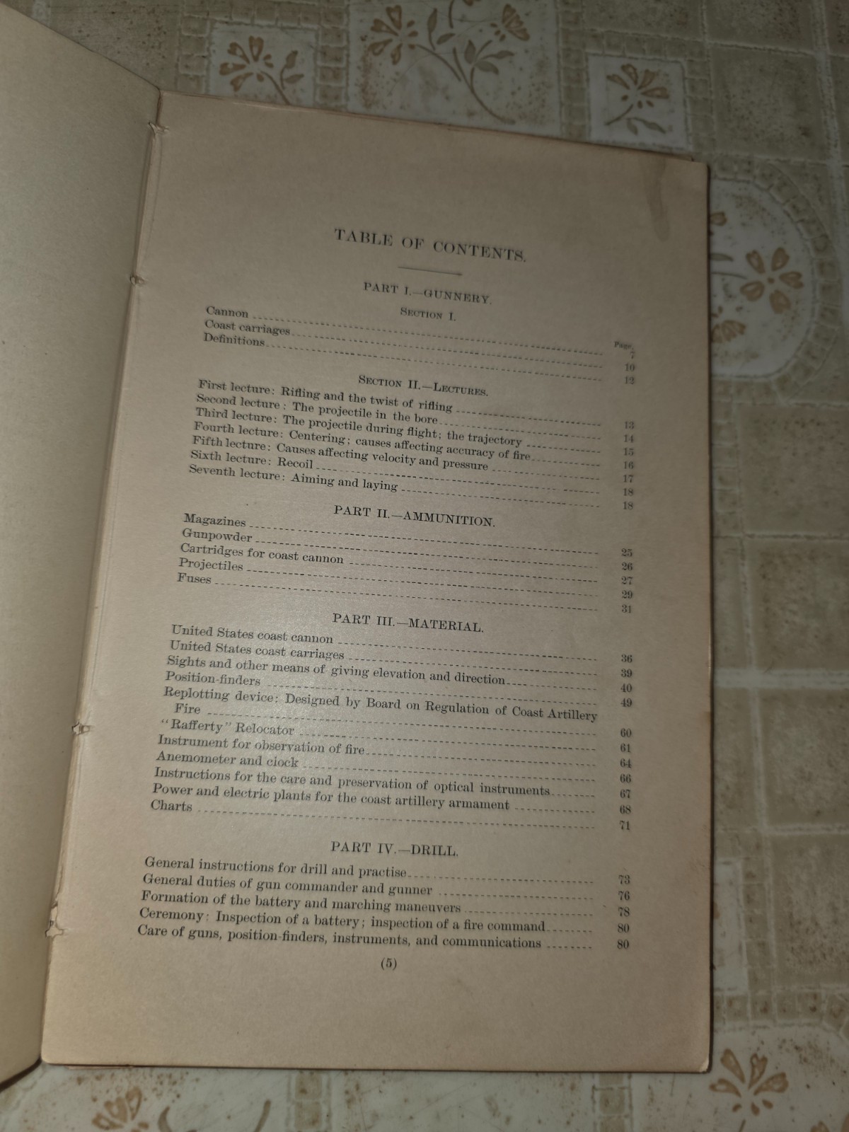 Lot Coast Artillery Drill Regulations books 1898 1906 1909 1914 Seacoast Defense