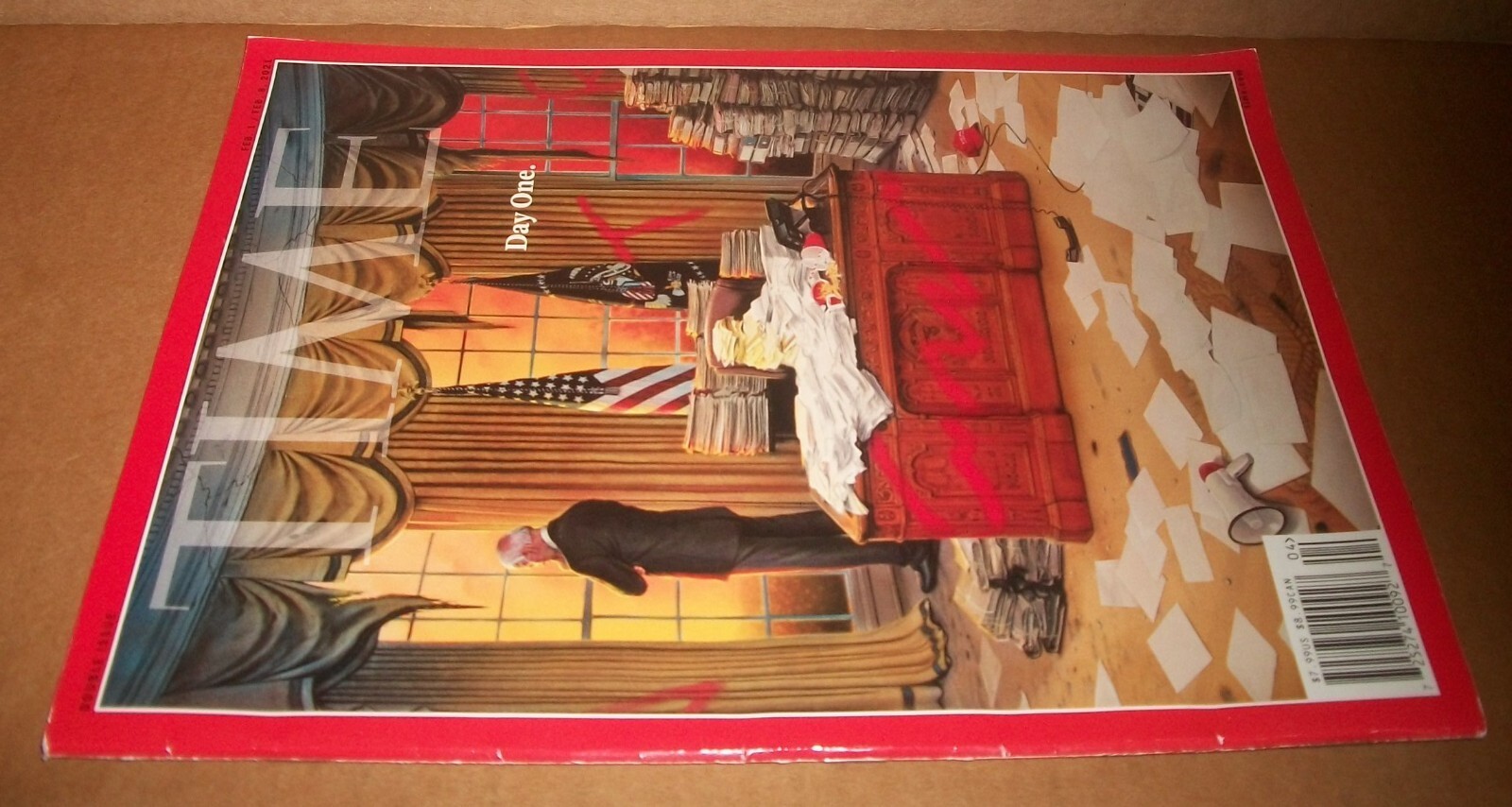 Joe Biden Day One Time Mag $7.99 Feb 1 2021 02-01-2021 0040-781x no tag ns PB EX