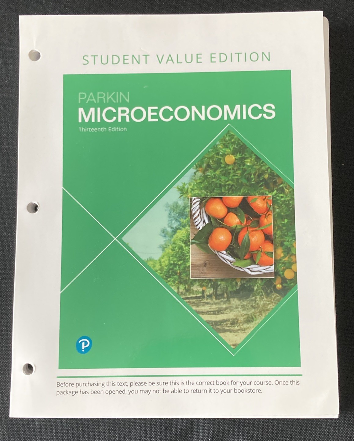 Microeconomics – Loose Leaf, by Parkin Michael, Very Good, FREE SHIP