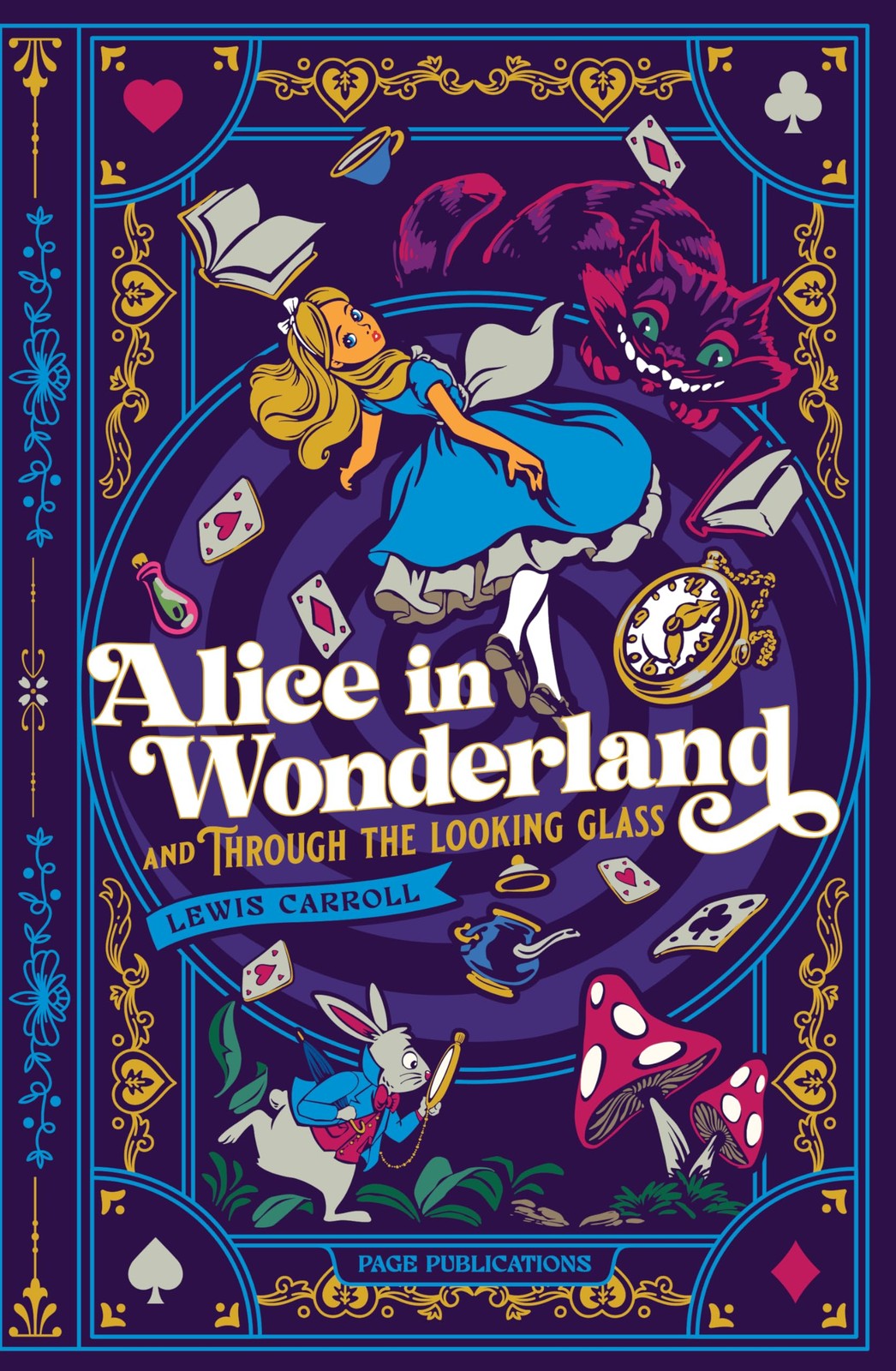 Alice in Wonderland & Through the Looking-Glass (Deluxe Hardcover, Debossed …
