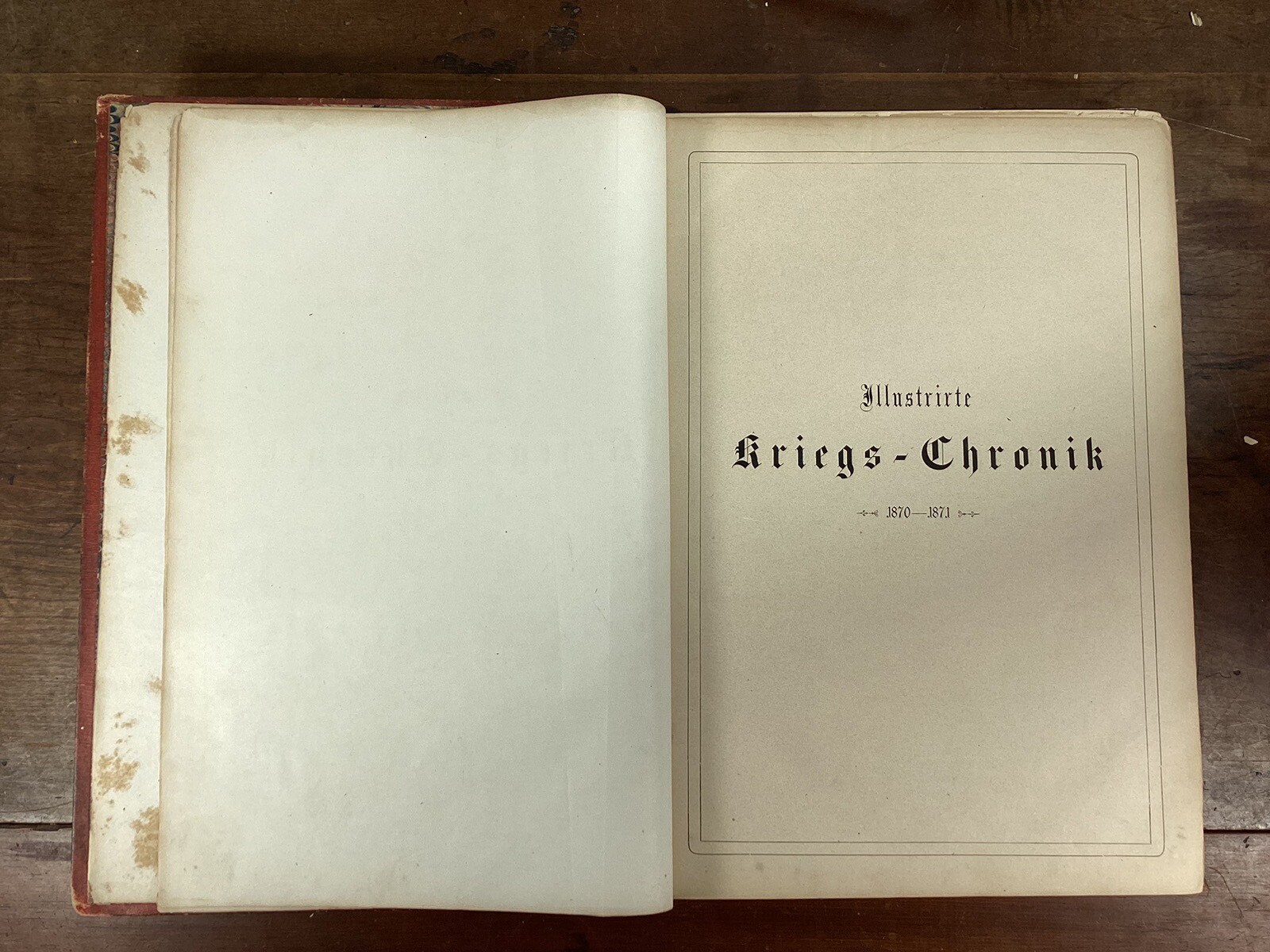 1870-1871 Illustrirte Kriegs Chronik