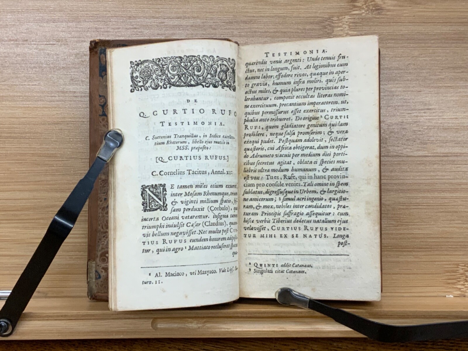 1660 Q. Curtii Rufi, Historiarum libri: Alexander Magnus. Elzevir Publishing