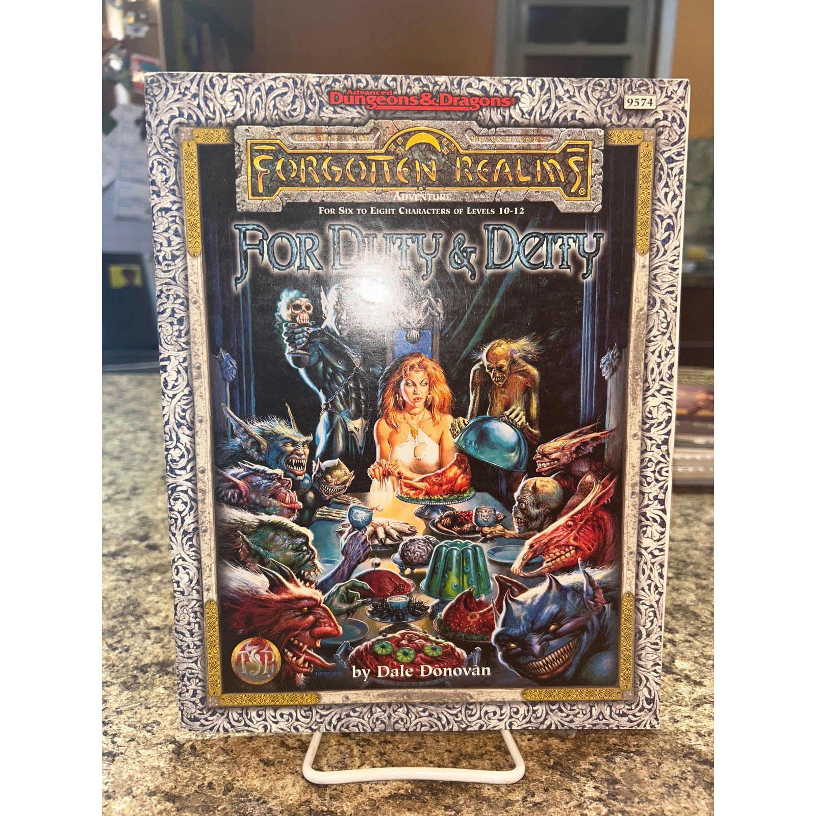 Advanced Dungeons & Dragons Forgotten Realms For Duty & Deity 9574 Adventure EUC