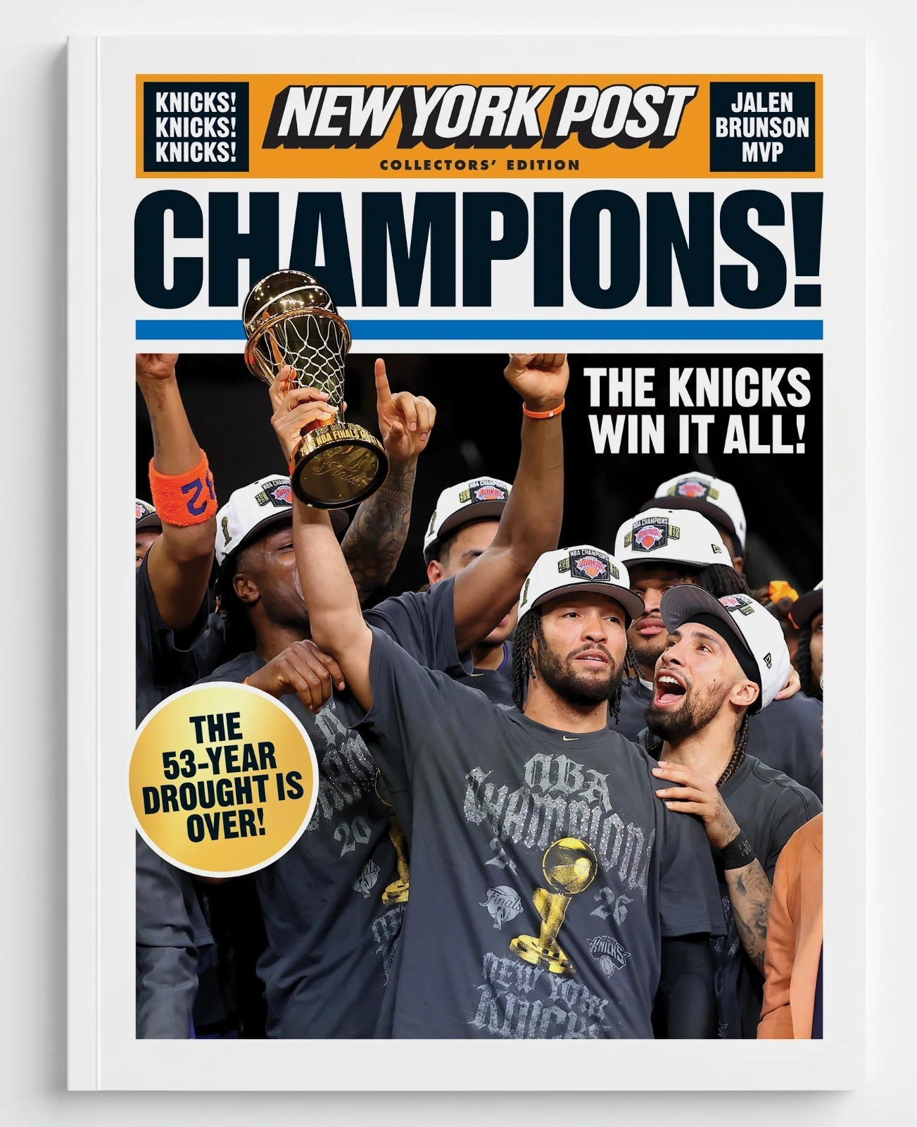 New York Post Magazine Special Collectors Edition KNICKS CHAMPIONS Jalen Brunson