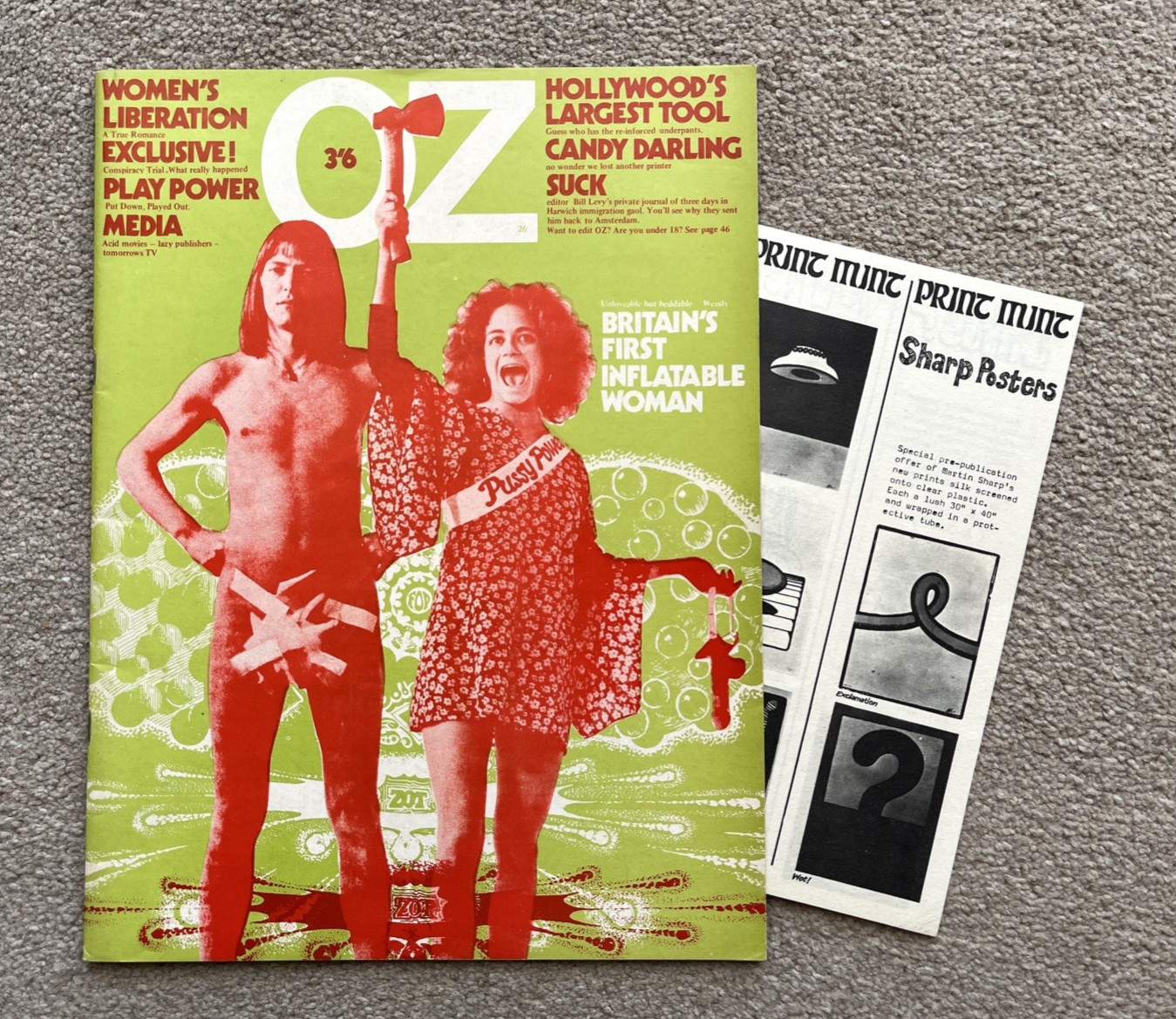 OZ MAGAZINE No.26 with Print Mint insert.
