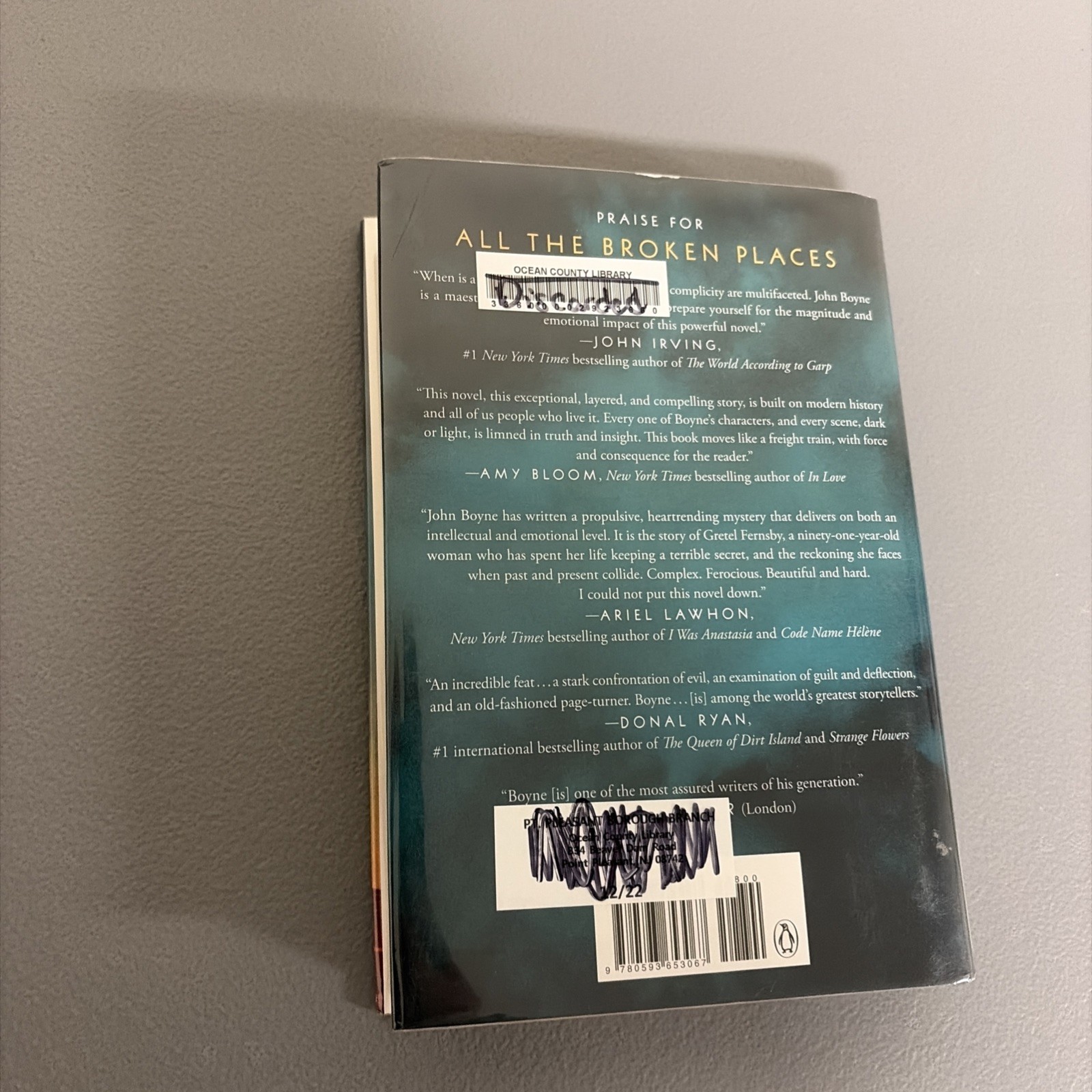 All the Broken Places: A Novel, Boyne, John, 9780593653067