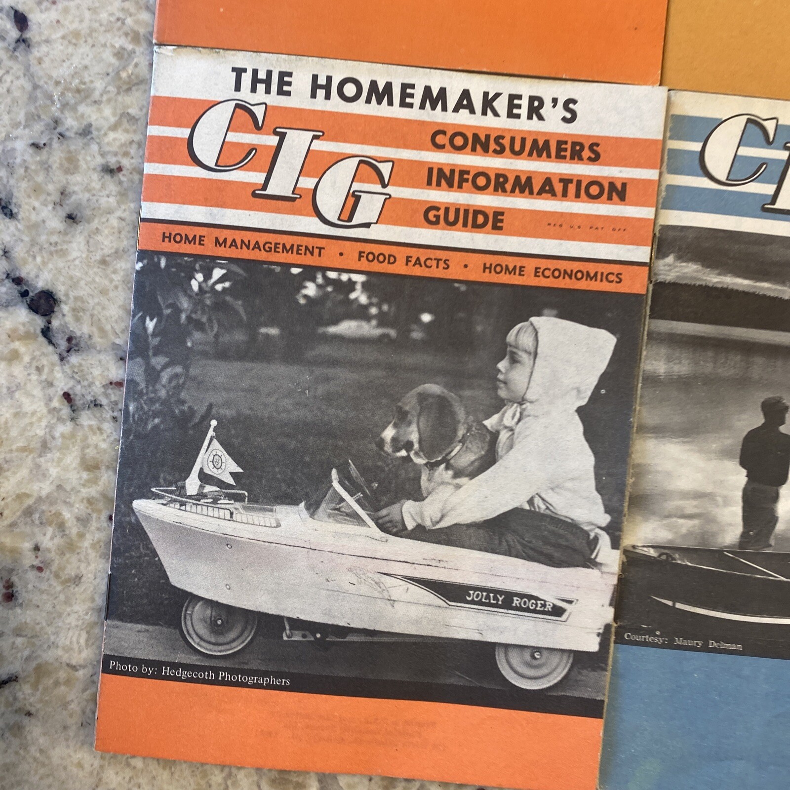 Vintage C.I.G. Consumers Information Guide 1960s DOGS FISHING JOLLY ROGER