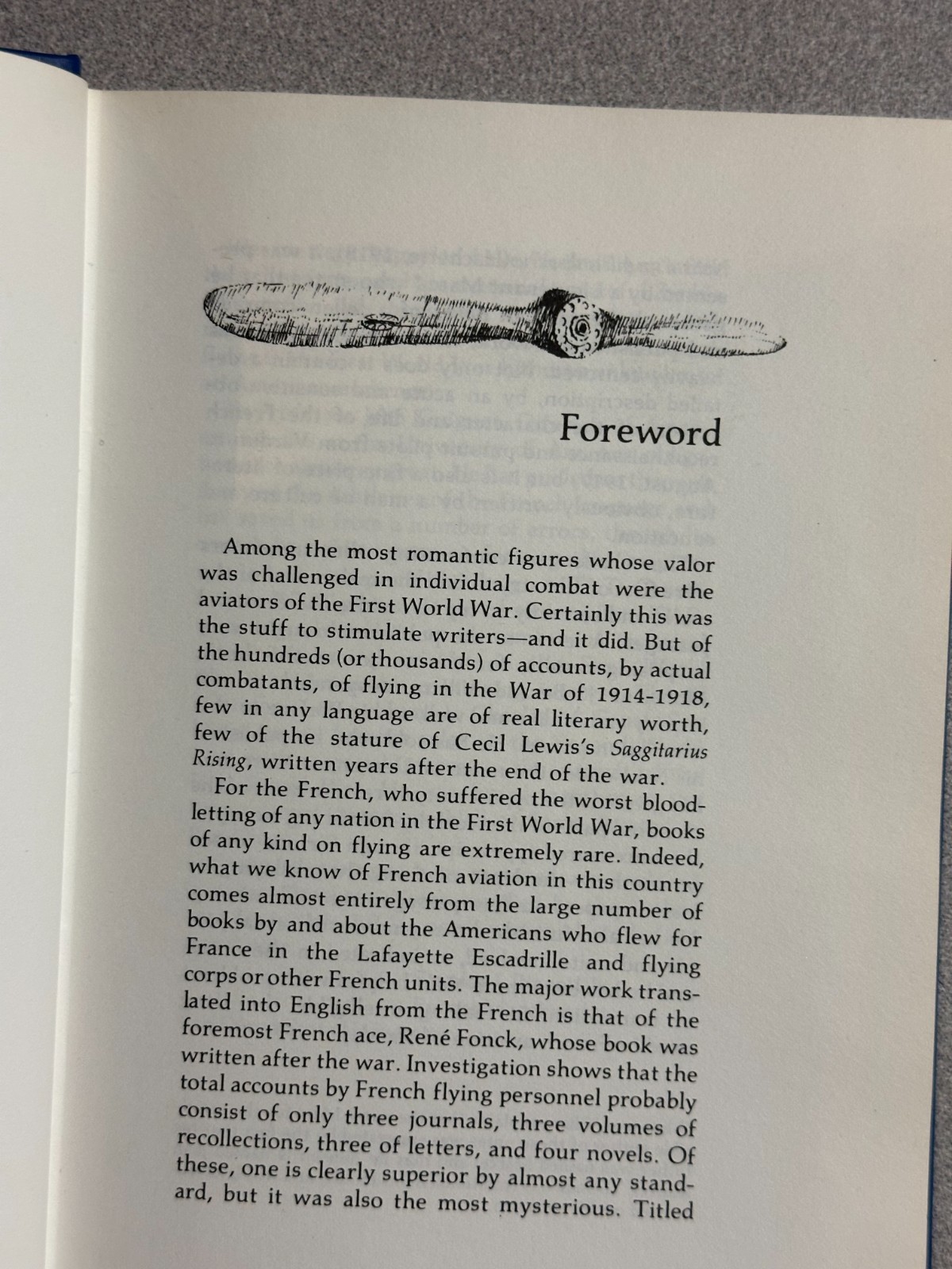 NOTES OF A LOST PILOT by Jean Beraud Villars – HB 1975 FIRST – WW I
