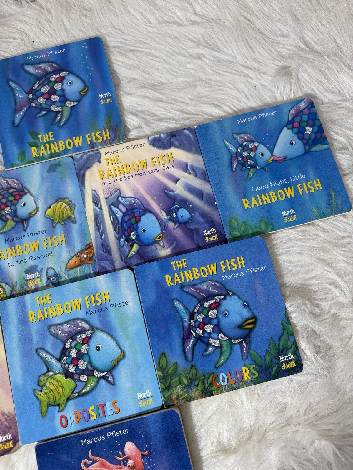 Lot of 9 The Rainbow Fish Board Books Kids Children Very Good