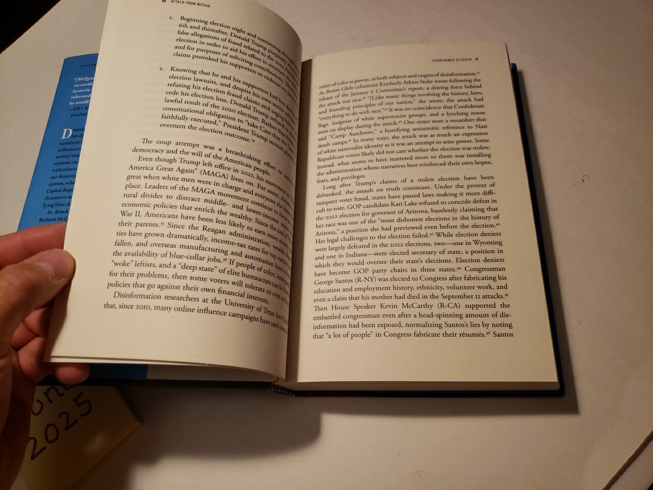 Attack from Within: How Disinformation Is Sabotaging by Barbara McQuade SIGNED