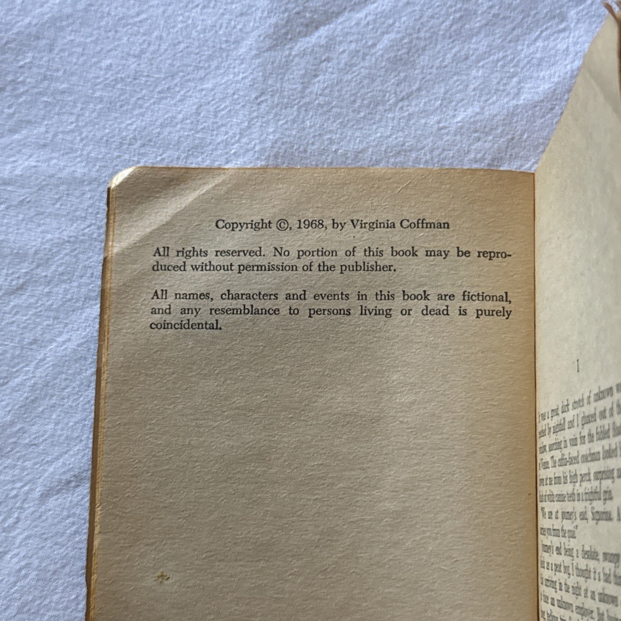 The Dark Gondola – Virginia Coffman – Vintage Gothic 1968 Ace Star Paperback