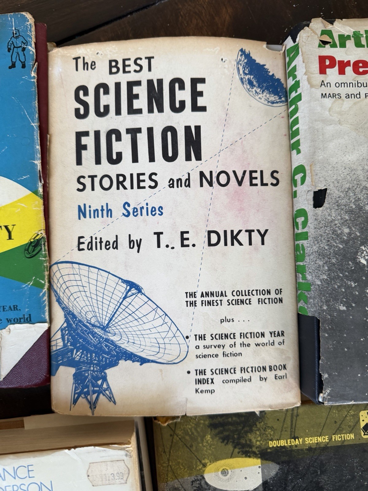 1950’s – 1960’s Science Fiction Hardcover Book Lot Of 11x