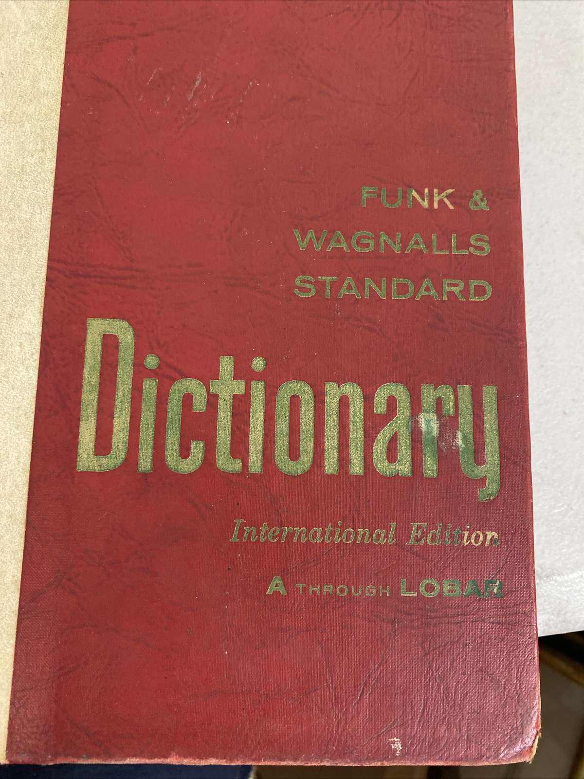 1960 FUNK & WAGNALLS STANDARD DICTIONARY INTERNATIONAL EDITION VOLUMES 1&2