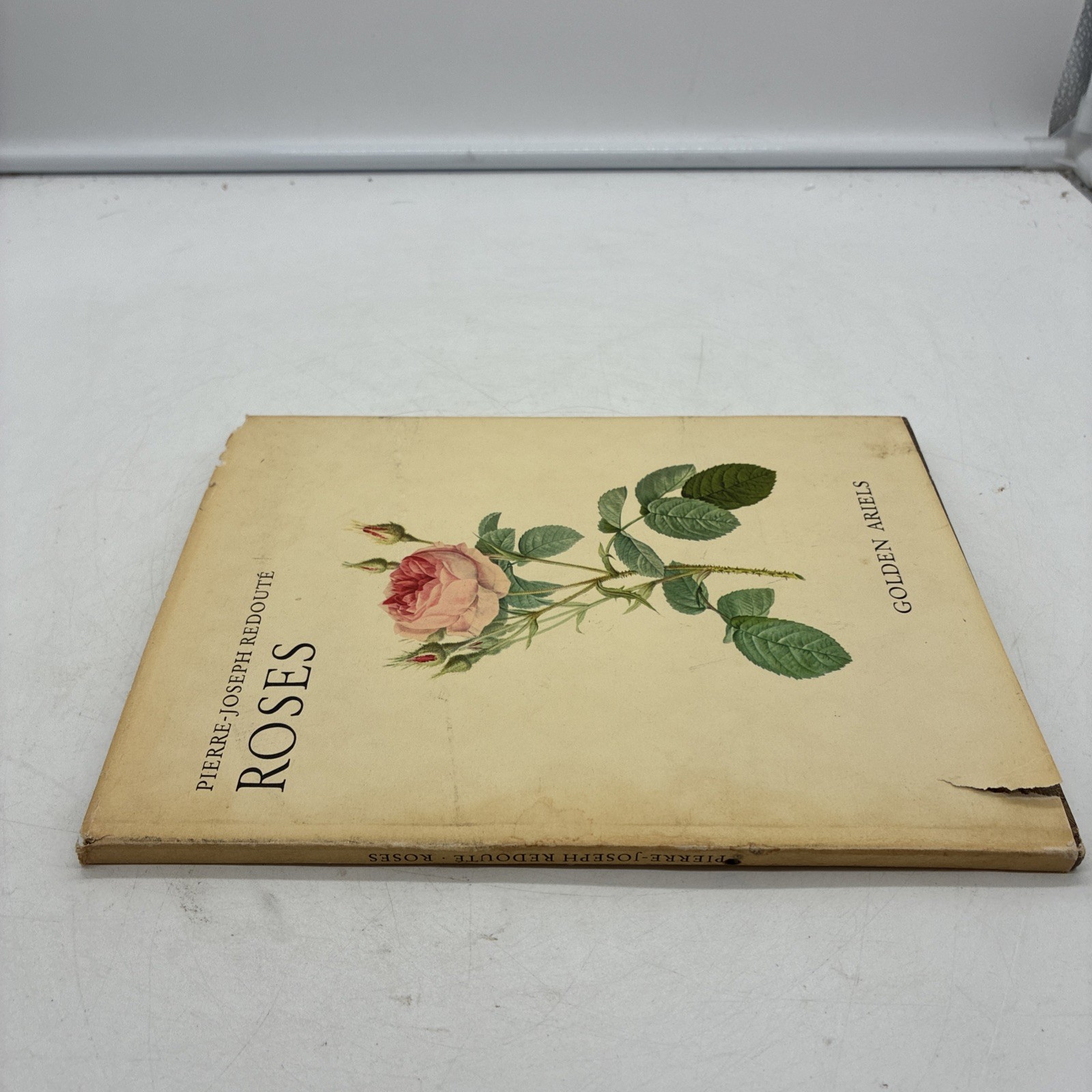 Roses by Pierre Joseph Redoute Golden Ariels First Published 1963 Dust Jacket