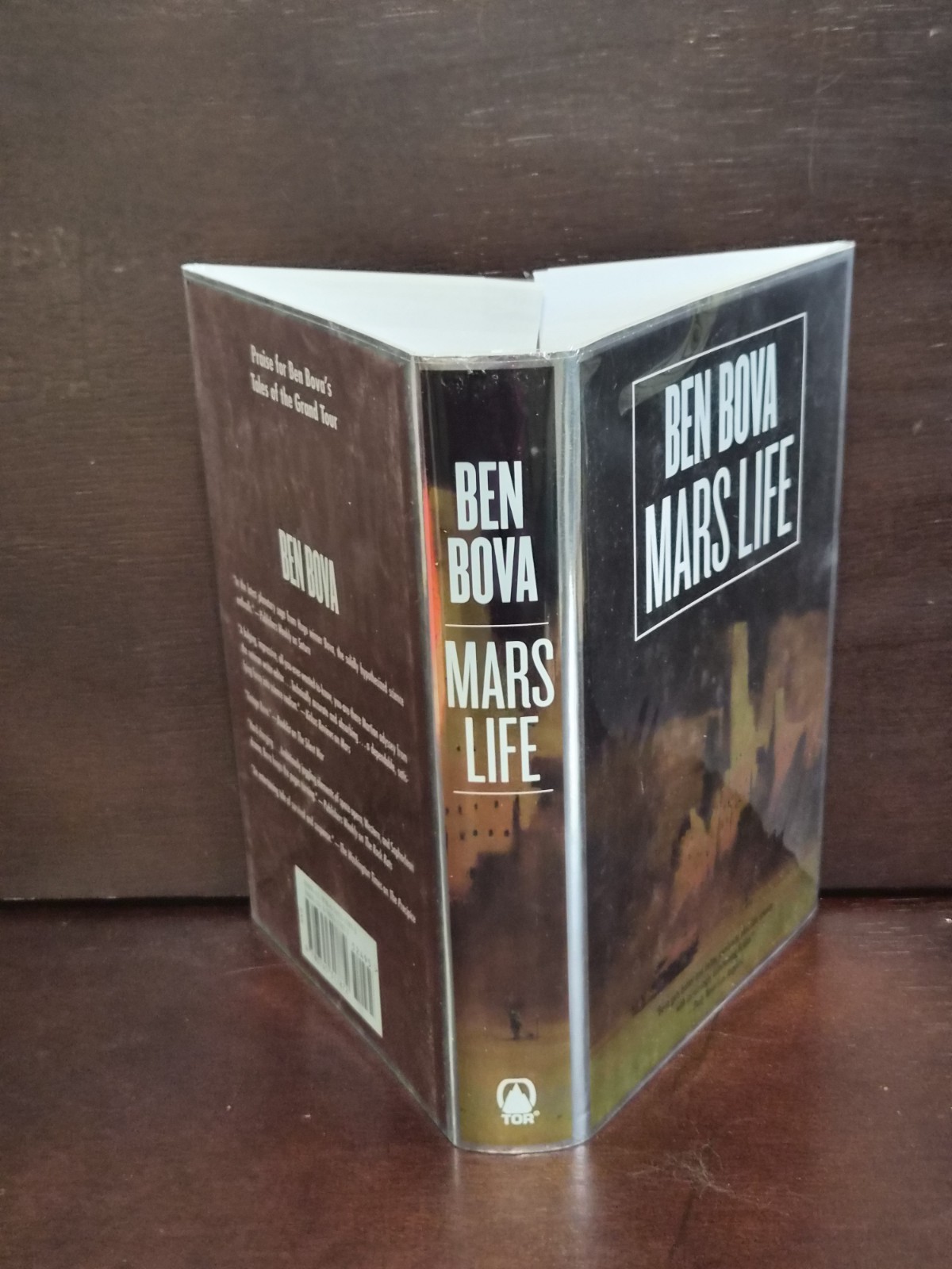 Ben Bova MARS LIFE 2008 1st/1st HCDJ John Harris Grand Tour Sci-Fi VG+