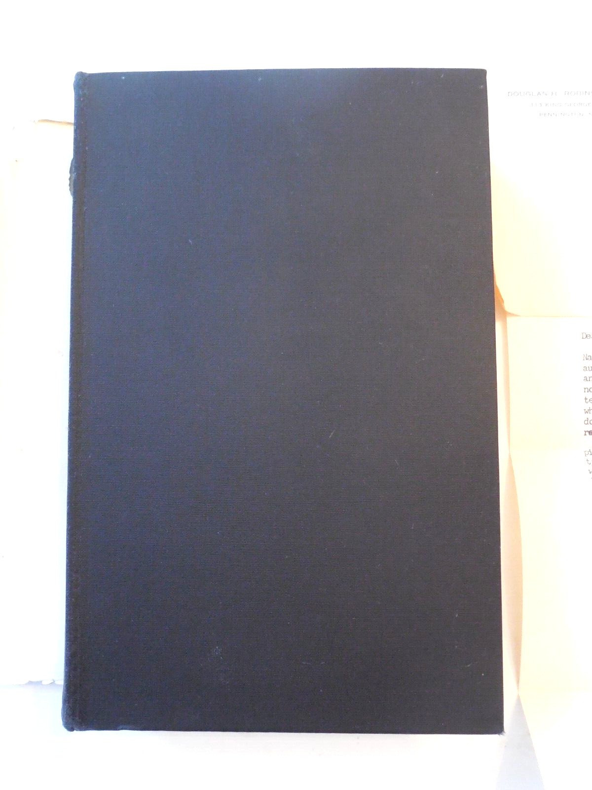 1962 The Zeppelin In Combat by Douglas Robinson HB w/ Signed Letter from Author