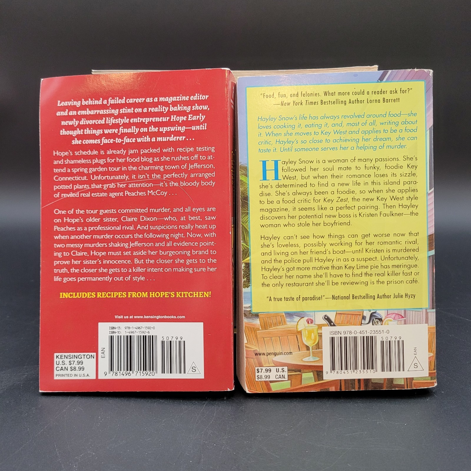 Lof of 9 Cozy Murder Mystery Books Food & Wine Related (Gr#4) Multiple Titles