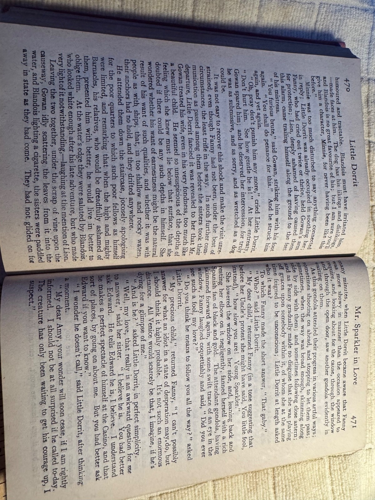 Charles Dickens hardcover, Little Dorrit, 1917, 784 pages