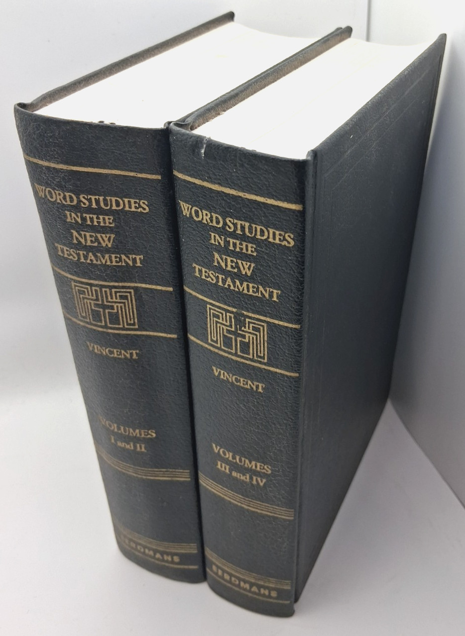 Marvin R Vincent World Studies in the New Testament 1946 1 2 3 4 I II III IV HC
