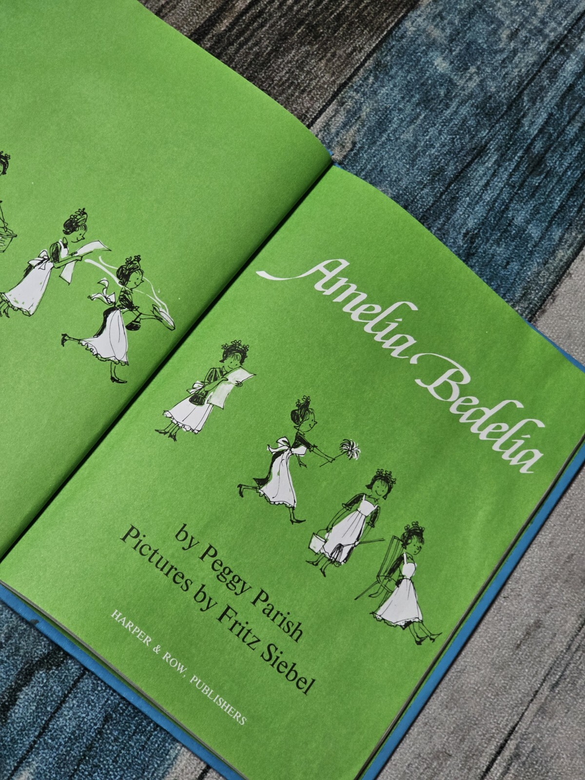Amelia Bedelia Vintage 1st Edition Book Club Peggy Parish Hardcover 1963