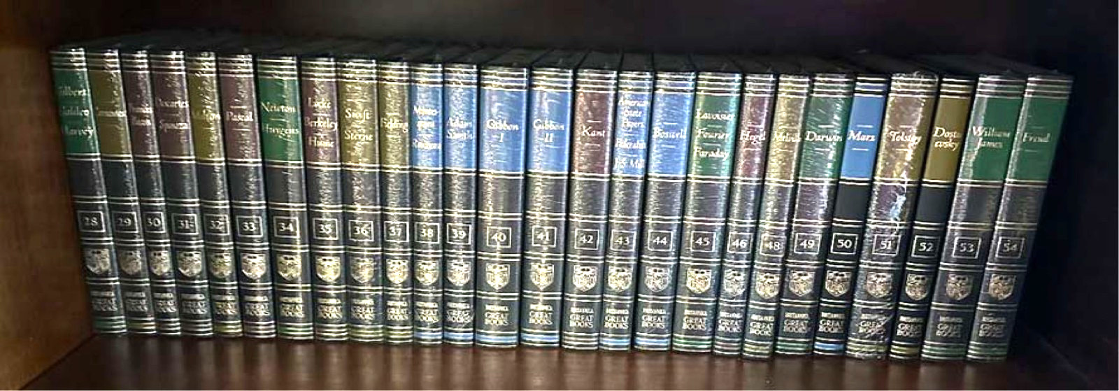 Britannica Great Books of the Western World Set 52 Vol.-Most New & Sealed