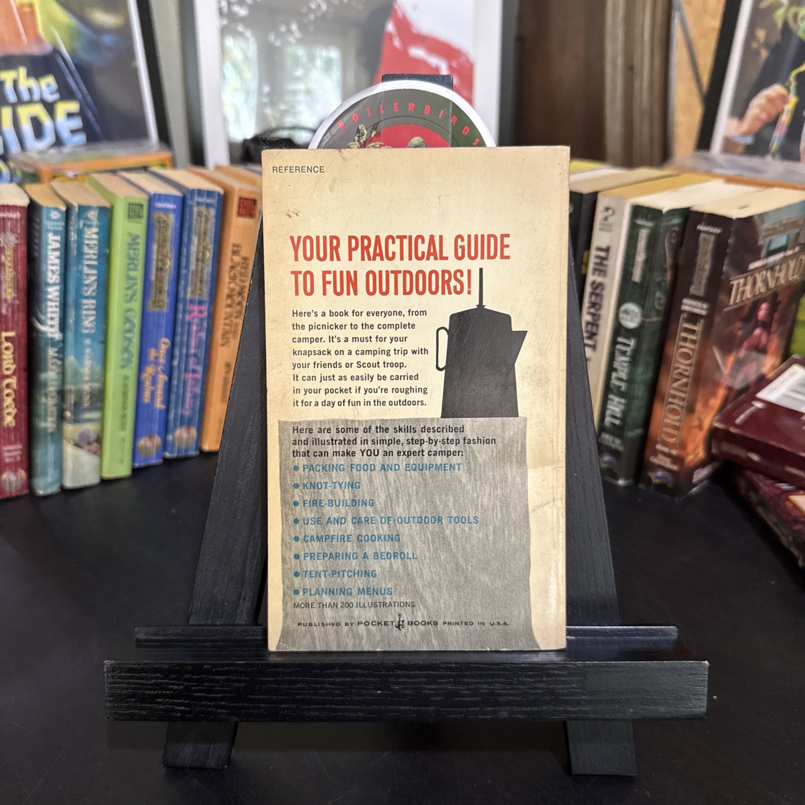 Your Own Book of Campcraft Catherine Hammett 1970 Pocket Books PB 27th Printing