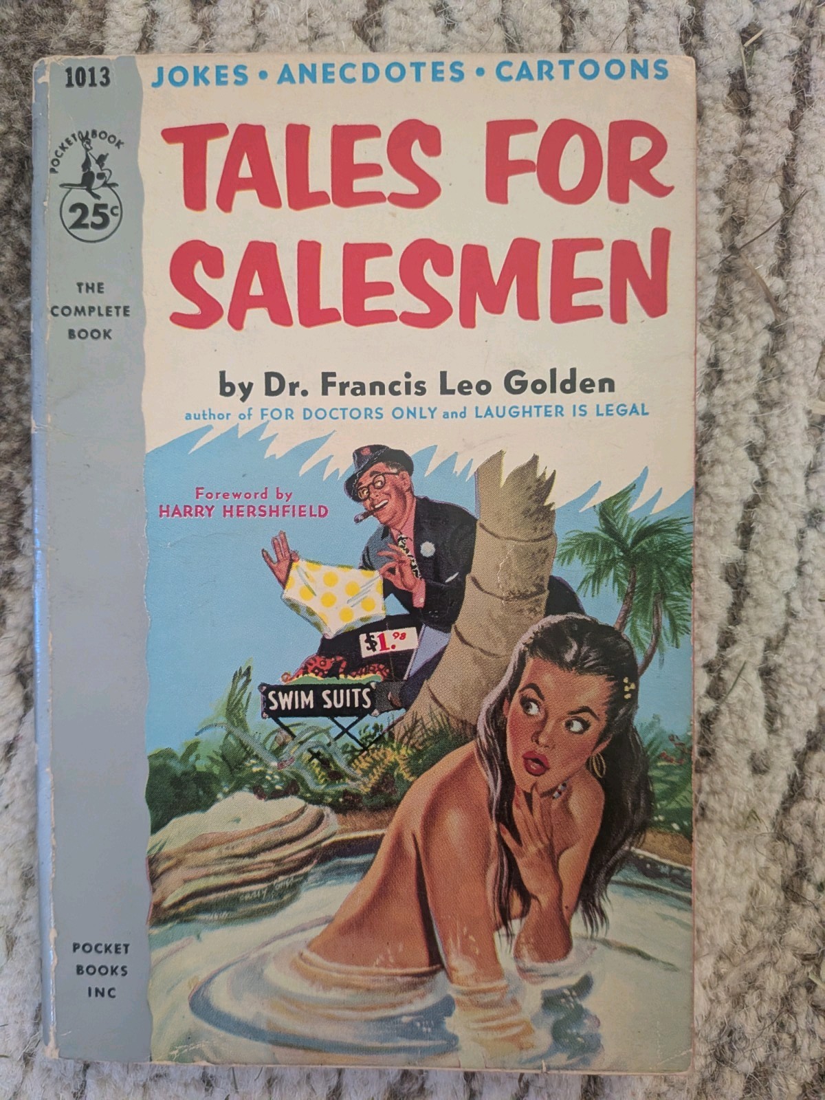 1954 Vintage TALES FOR SALESMEN by Dr. Francis Leo Golden -Author of Dr’s Only..