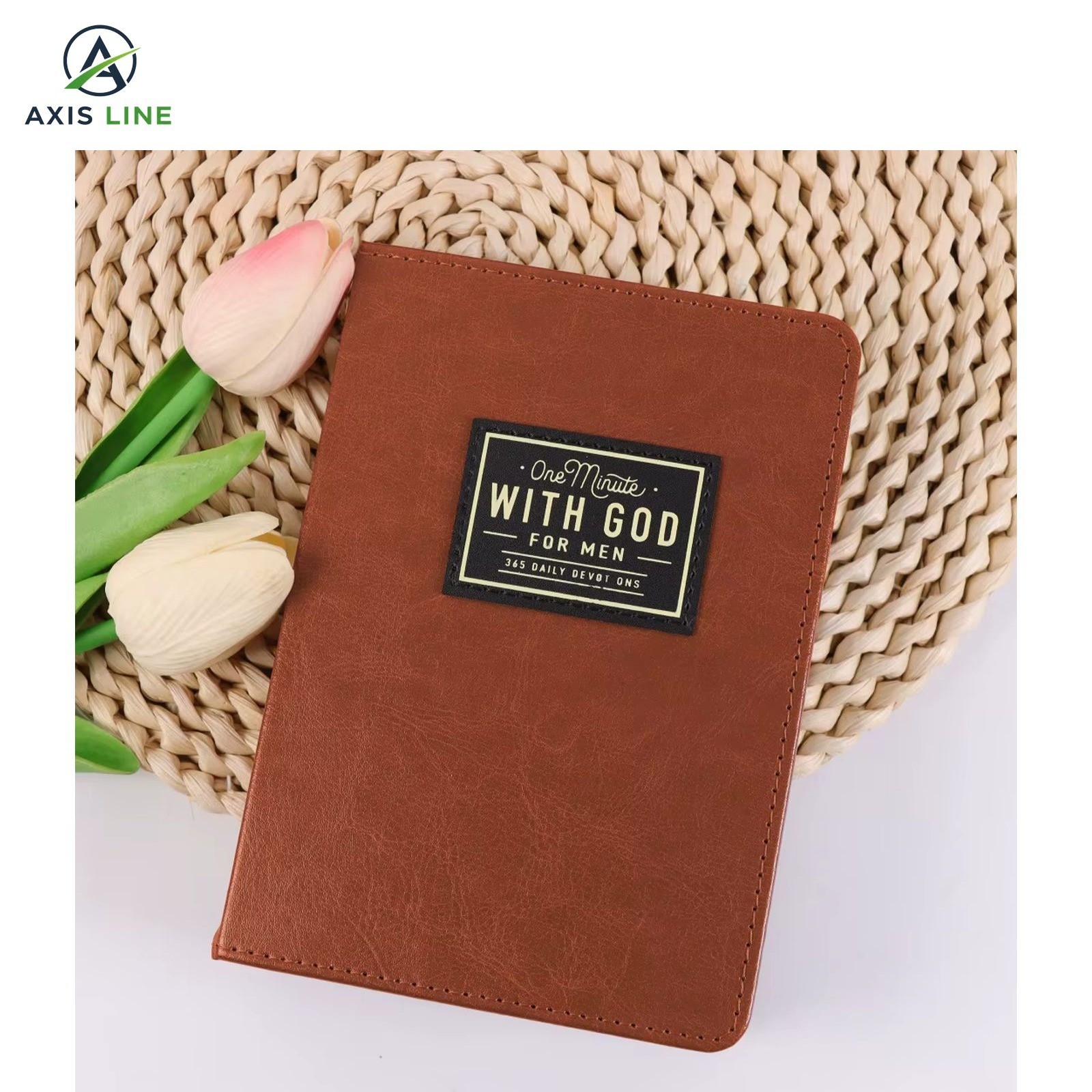One Minute with God for Men 365 Devotions NEW Faux Leather Devotional Book